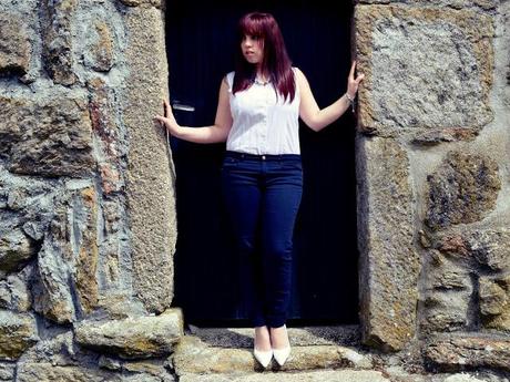 White and Navy White and Navy