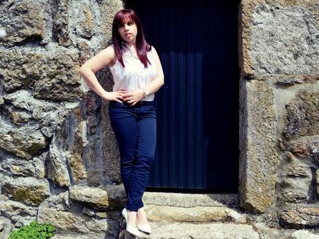 White and Navy White and Navy