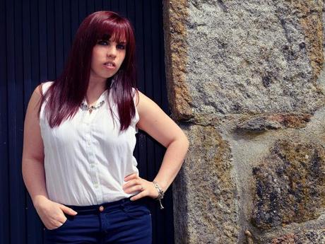 White and Navy White and Navy