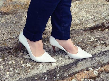 White and Navy White and Navy