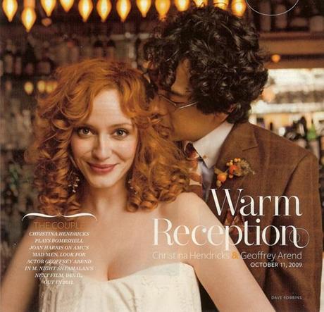 La boda de Christina Hendricks