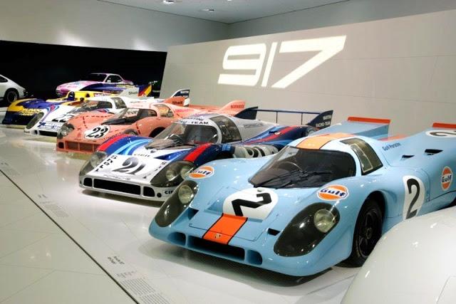 Museo Porsche, zona de automóviles de competición