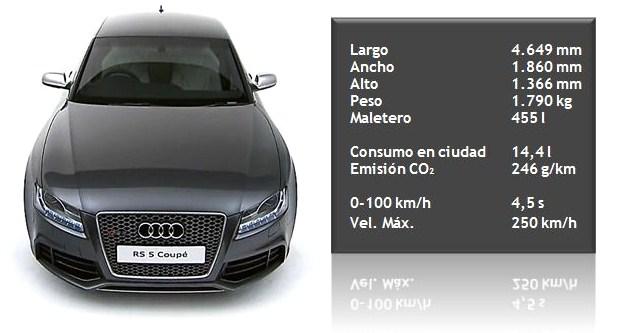 Automóvil AUDI RS5 gris