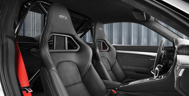 Detalle automóvil Porsche 911 GT3 2013, asientos