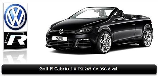 VW Golf Cabrio R TSI 265 CV