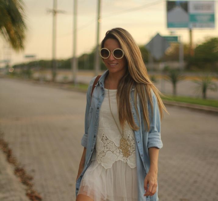 white boho dress Mónica Sors Mes Voyages à Paris Fashion blog, México (3)