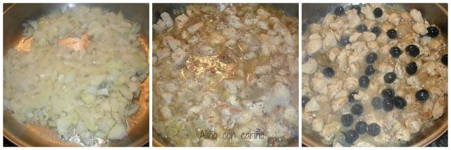 PASTA (TAGLIOLINE ALL´ARANCIA) CON POLLO A LA NARANJA