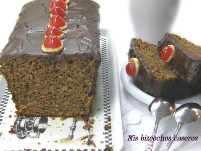 Bizcocho de plátano y chocolate