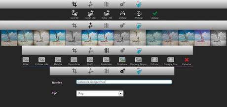 Todas las herramientas que pone a nuestra disposición la web Autreplanete para personalizar  las imágenes de todas las redes sociales - enredenlared