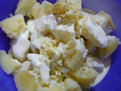 Papas y champiñons en papillote