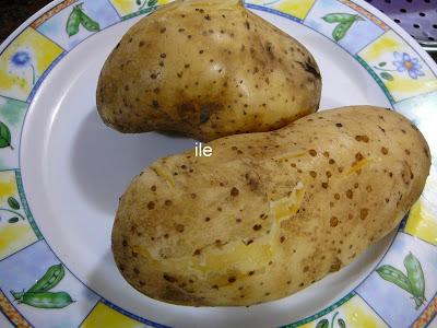 Papas y champiñons en papillote