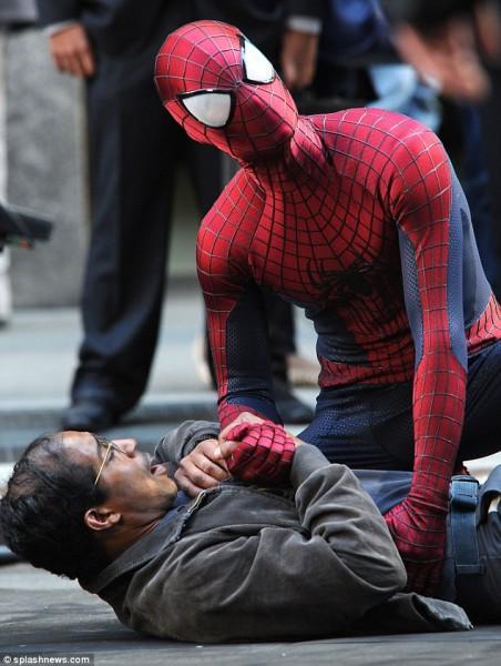 Nuevas imágenes y un vídeo desde el set de rodaje de 'The Amazing Spider-Man 2'