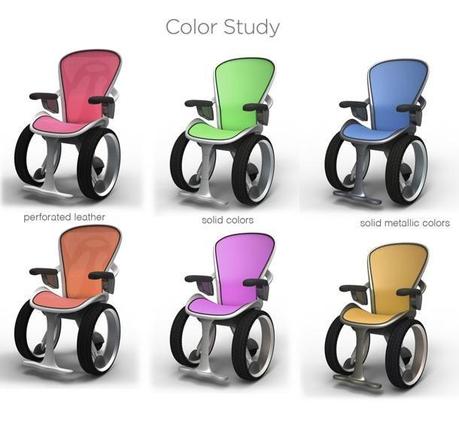 Una silla de ruedas inspirada en un Audi