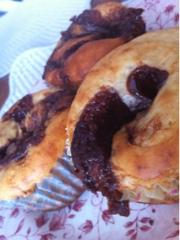 Muffins de plátano y Nutella