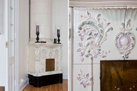 sillones sofas estampado floral papel de pared pintado estampado floral muebles de diseño silla 7 arne jacobsen muebles de colores decoración estampados florales decoración diseño de interiores nórdicos decoración en colores Decoración con colores intensos y estampados blog interiores y decoración blog decoración nordica escandinava 