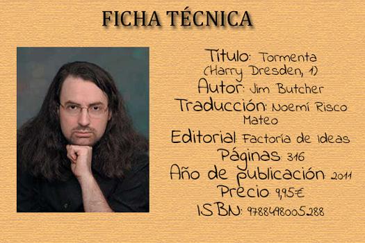 Reseña: Tormenta (Saga Harry Dresden,1) de Jim Butcher