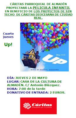 Vente al cine a favor de Cáritas en Almadén