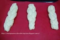 TRENZAS DE PAN DE LECHE.