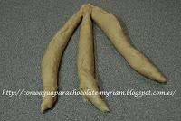 TRENZAS DE PAN DE LECHE.