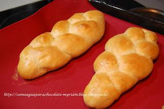 TRENZAS DE PAN DE LECHE.