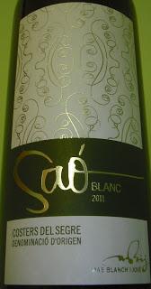 Saó Blanc 2011, de Bodegas Mas Blanch i Jové