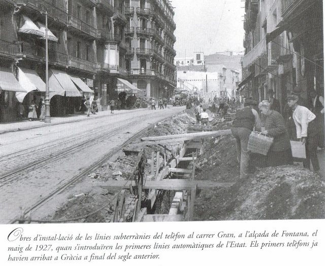 BARCELONA...PLAÇA GALA PLACIDIA Y LESSEPS...1927-2013...30-04-2013...