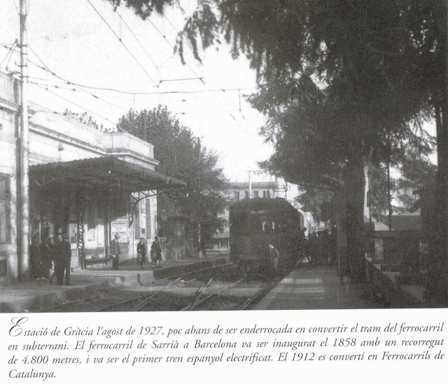 BARCELONA...PLAÇA GALA PLACIDIA Y LESSEPS...1927-2013...30-04-2013...