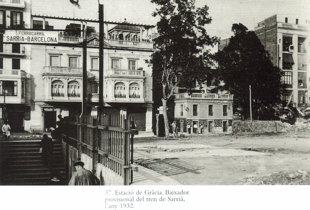 BARCELONA...PLAÇA GALA PLACIDIA Y LESSEPS...1927-2013...30-04-2013...