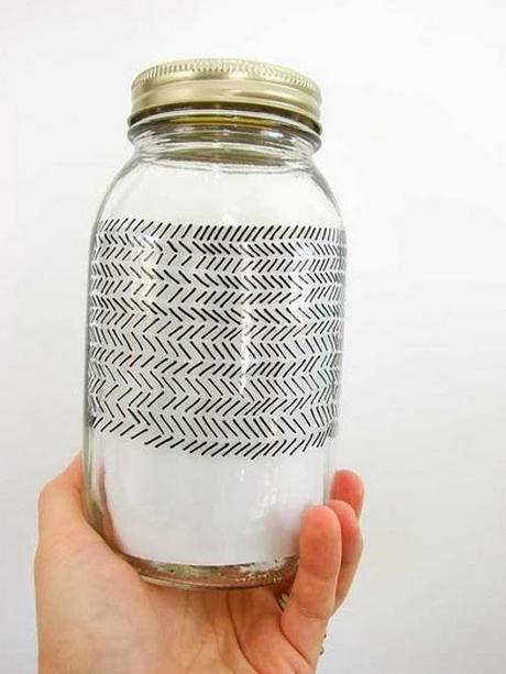 DIY reciclaje tarro de vidrio