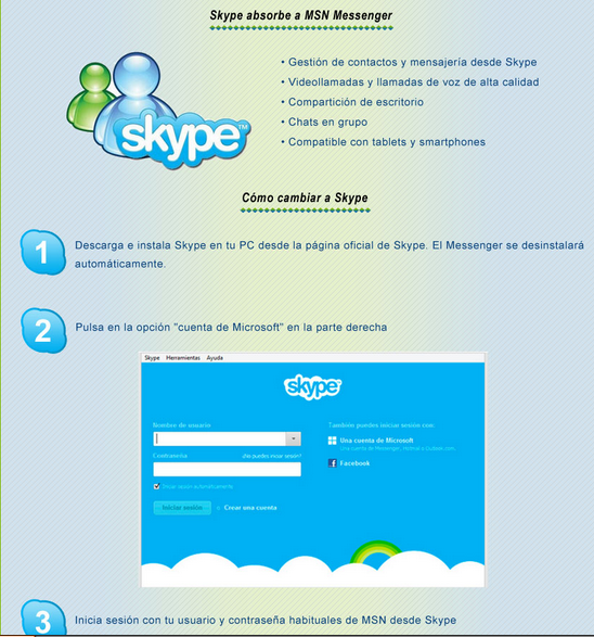 Como cambiar a Skype