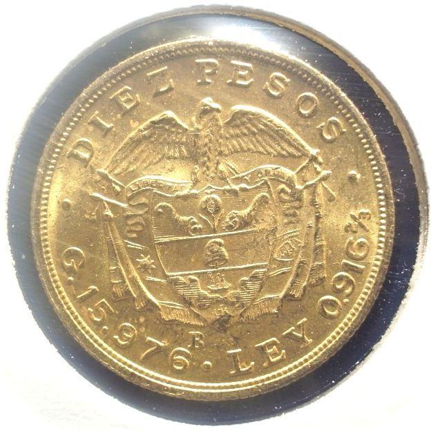 Las monedas de oro de Colombia