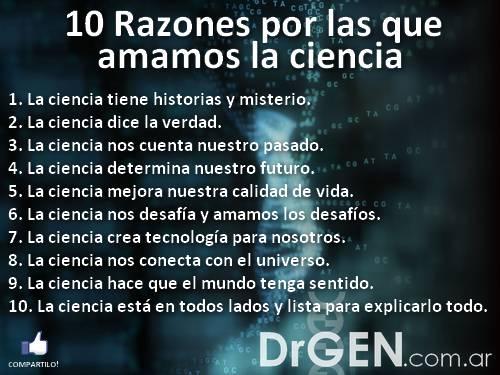 10razones 10 Razones por las que amamos la ciencia