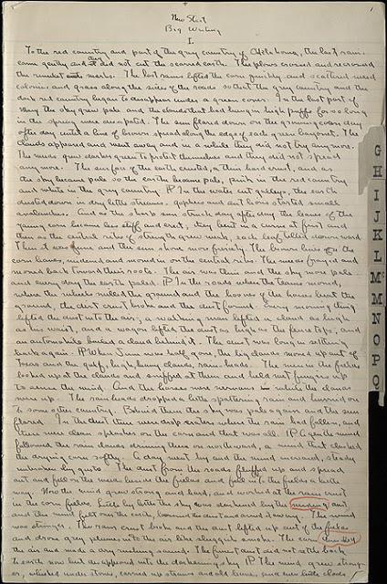 Curiosidades | Borradores escritos a mano de algunos clásicos de la literatura universal