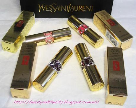 YSL - Rouge Volupté swatches II