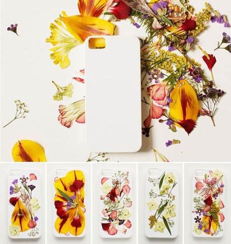 Carcasa cover movil flores secas