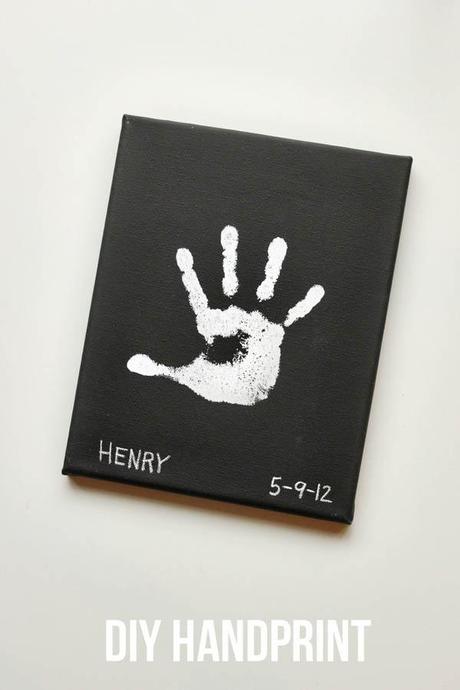 Lienzo huella diy