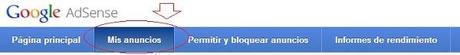 Opción mis Anuncios de Adsense Opción mis Anuncios de Adsense