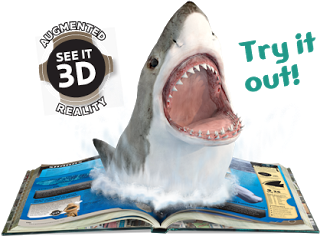 Libros fantásticos en Realidad Aumentada: fliparemos con los tiburones sobrevolando las páginas