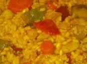 Receta paella verduras