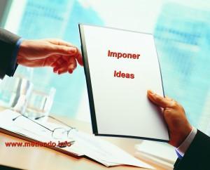 imponer ideas