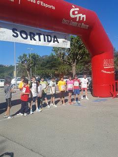 Kids Challenge en Sant Pol y Entreno por carretera en Bici.