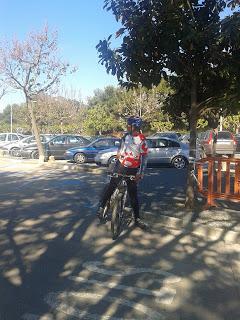 Kids Challenge en Sant Pol y Entreno por carretera en Bici.