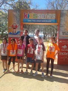 Kids Challenge en Sant Pol y Entreno por carretera en Bici.