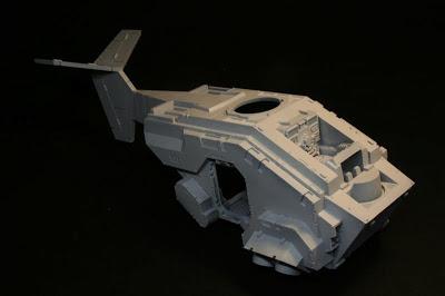 Fuselaje imprimado de la Stormraven
