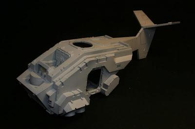 Fuselaje imprimado de la Stormraven