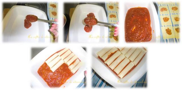 Canelones de atún con bechamel fina