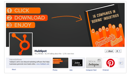 photo cover Hubspot - 5 ideas to get the most out of your Facebook page photo cover