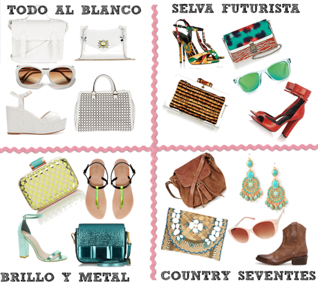 ACCESORIOS: 4 TENDENCIAS PARA ESTE VERANO