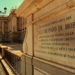 Placa Conmemorativa del 2 de Mayo en el Palacio Real