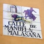 Placa de la Calle de Manuela Malasaña